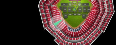 Seat view from Infield Field Box