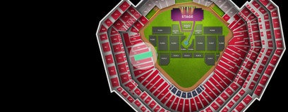 Seat view from Lower Left Field Box