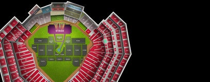 Seat view from Legends Club