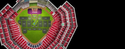 Seat view from Legends Club