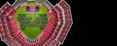 Seat view from Legends Club