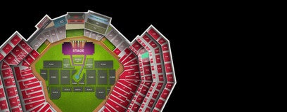 Seat view from Outfield Loge