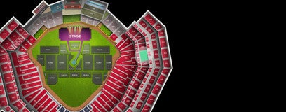 Seat view from Outfield Loge