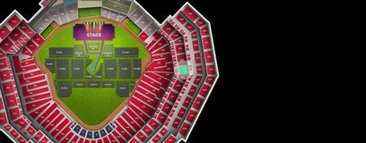 Seat view from Outfield Loge