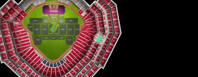 Seat view from Outfield Loge