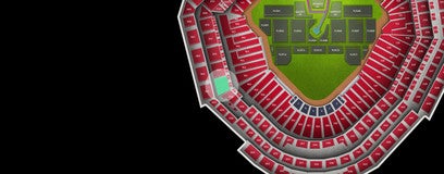 Seat view from Outfield Loge