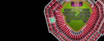 Seat view from Outfield Loge