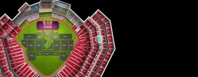 Seat view from Legends Club