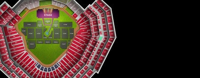 Seat view from Legends Club