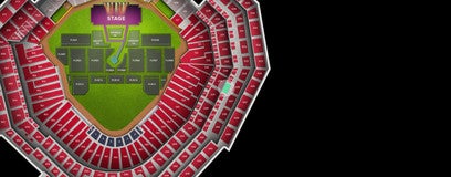 Seat view from Legends Club