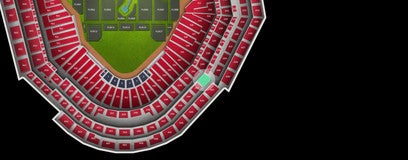 Seat view from Infield Pavilion