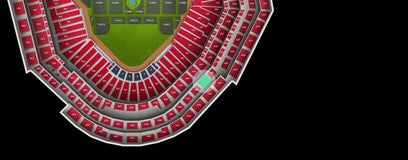 Seat view from Infield Pavilion