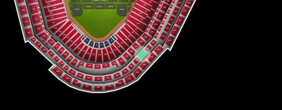 Seat view from Infield Pavilion