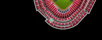 Seat view from Infield Pavilion