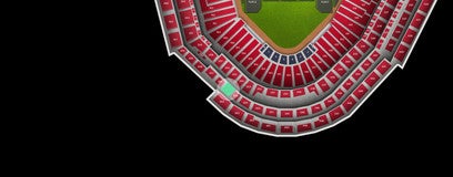 Seat view from Infield Pavilion