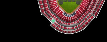 Seat view from Infield Pavilion