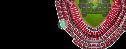 Seat view from Left Field Pavilion