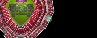 Seat view from First Base Terrace