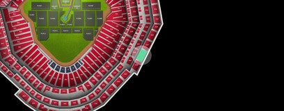 Seat view from First Base Terrace