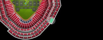 Seat view from First Base Terrace