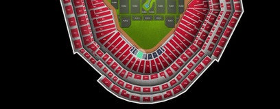 Seat view from Cardinals Club