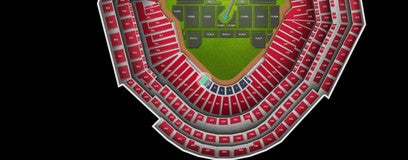 Seat view from Cardinals Club