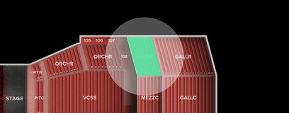 Seat view from Mezzanine