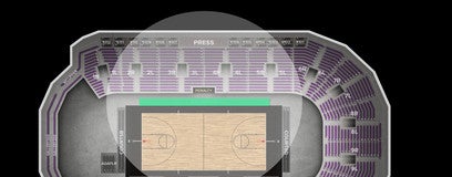 Seat view from Courtside