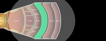 Seat view from Mezzanine