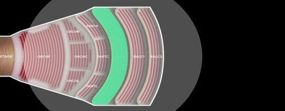 Seat view from Mezzanine