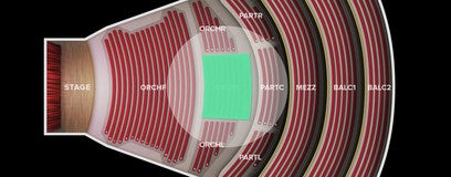 Seat view from Orchestra