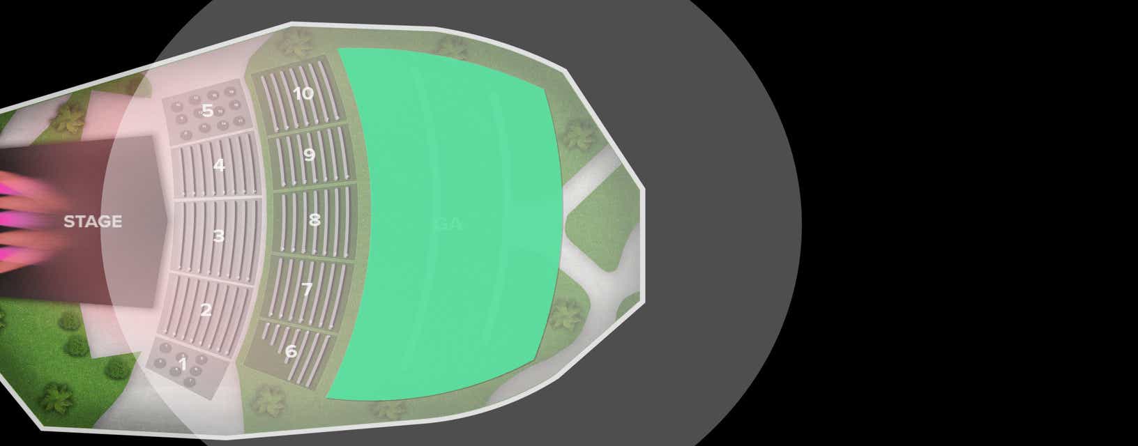 Seat view from GA