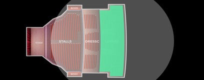 Seat view from Stalls