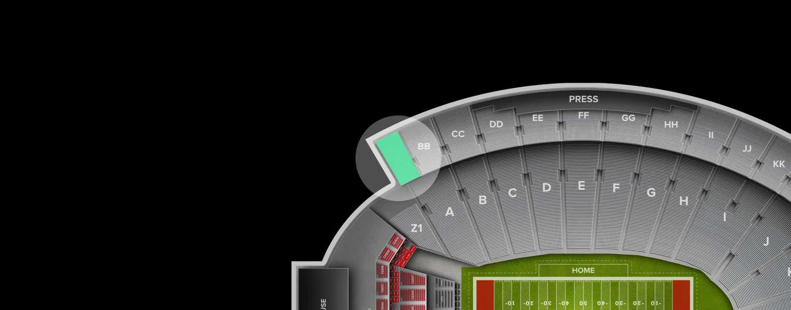 Seat view from Upper Deck Sideline