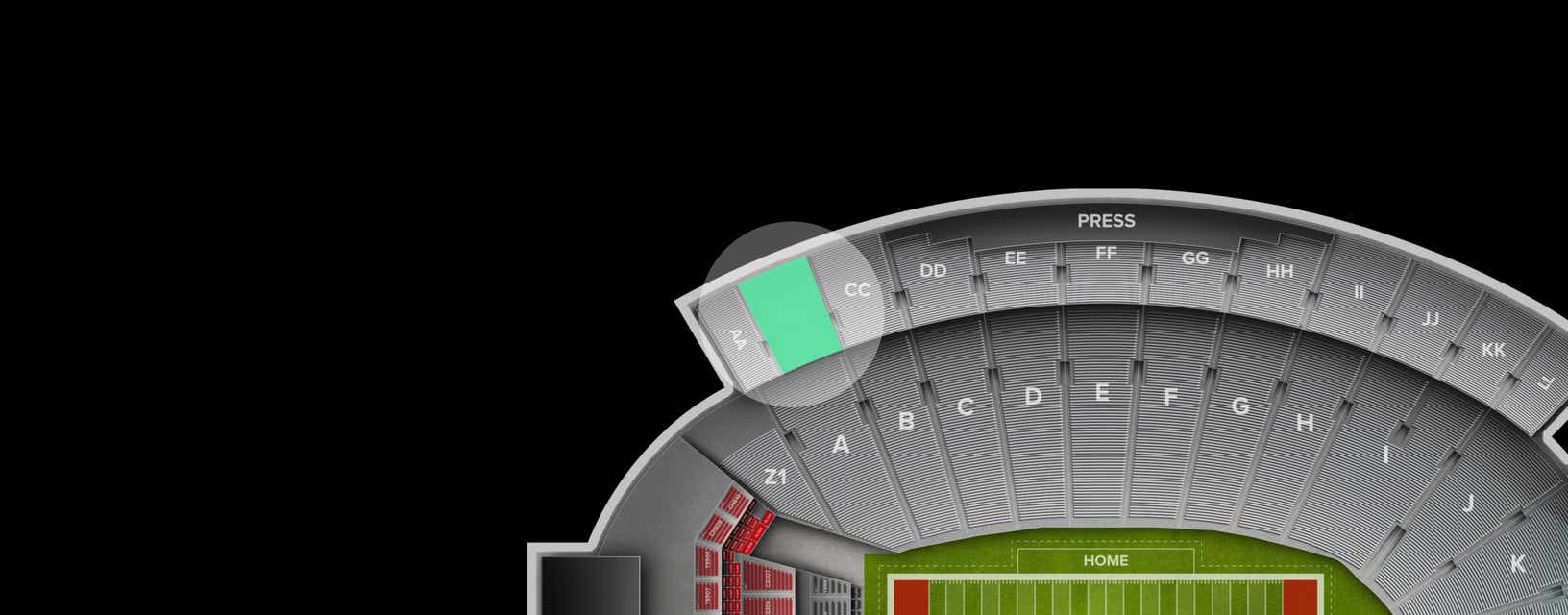 Seat view from Upper Deck Sideline