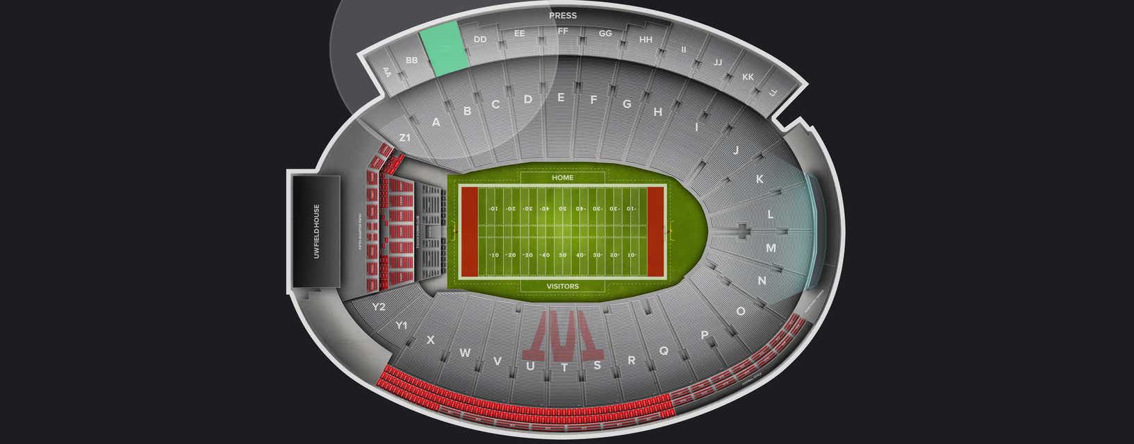 Seat view from Upper Deck Sideline