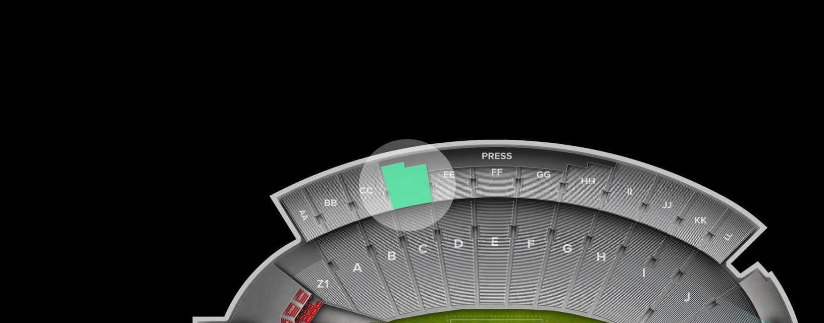 Seat view from Upper Deck Sideline