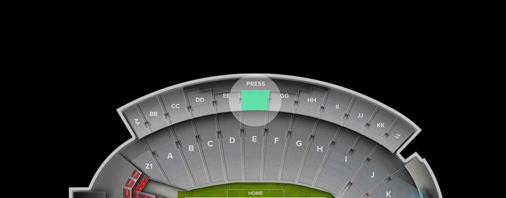 Seat view from Upper Deck Sideline
