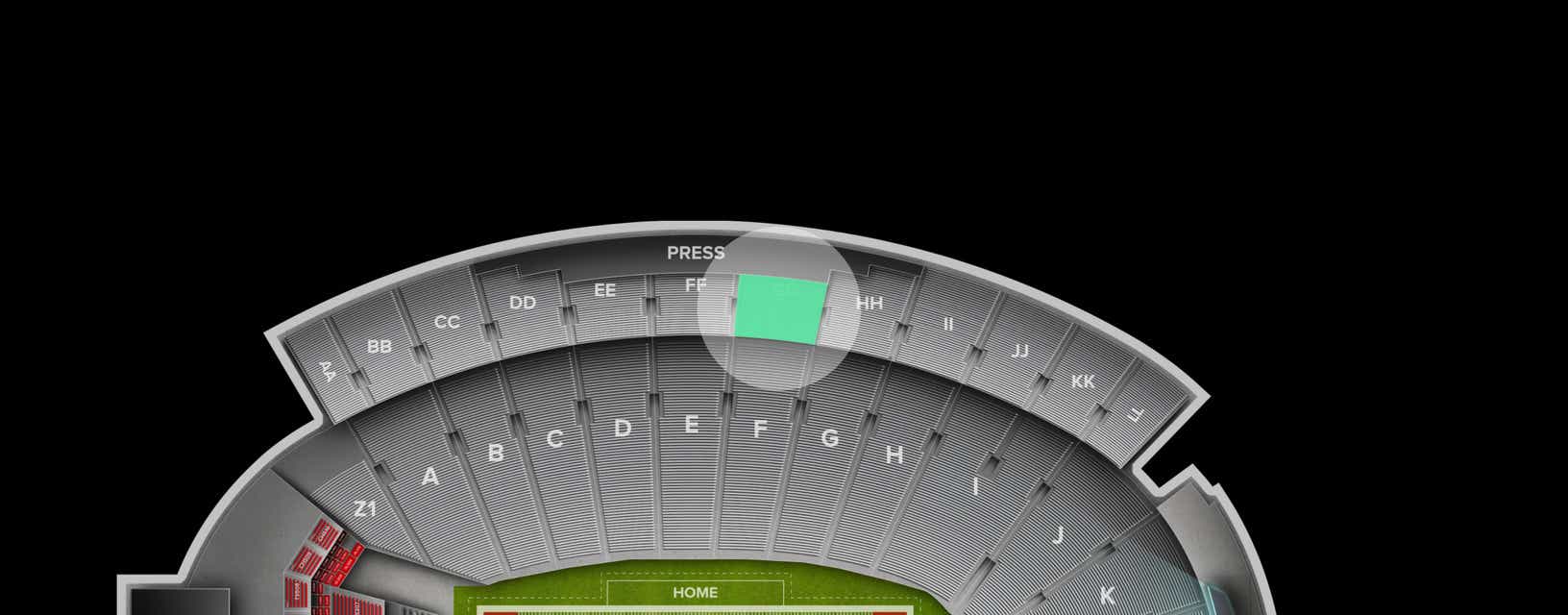 Seat view from Upper Deck Sideline