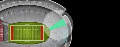 Seat view from Lower Sideline