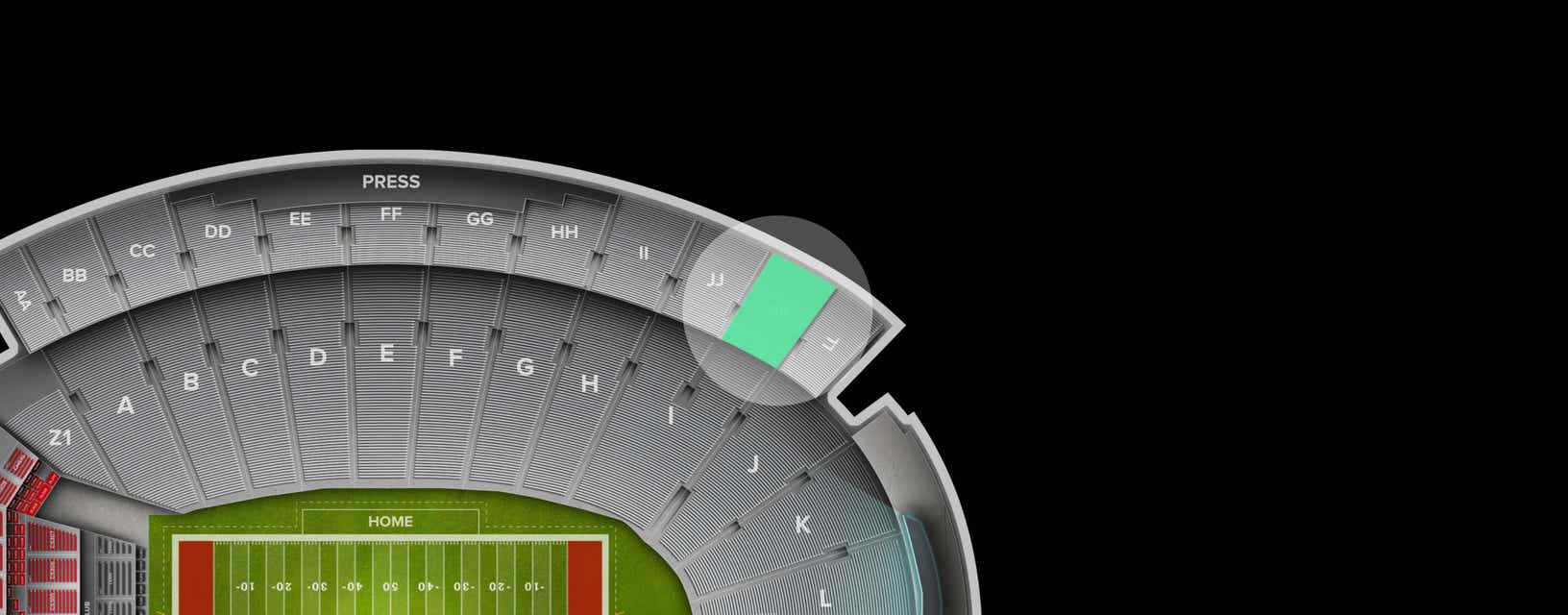Seat view from Upper Deck Sideline