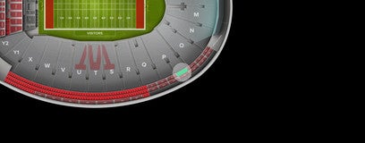 Seat view from Varsity Club