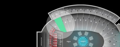 Seat view from Lower Deck Corner