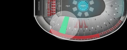 Seat view from Lower Sideline