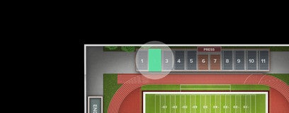 Seat view from Student Section
