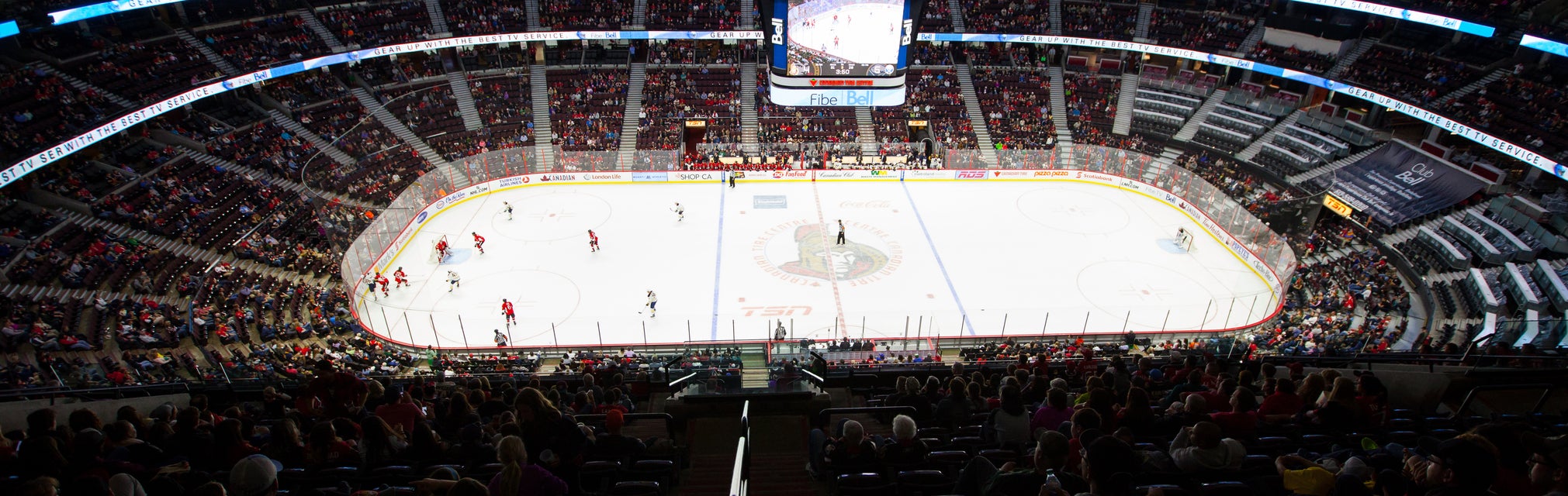 Seat view from Upper Level Centre
