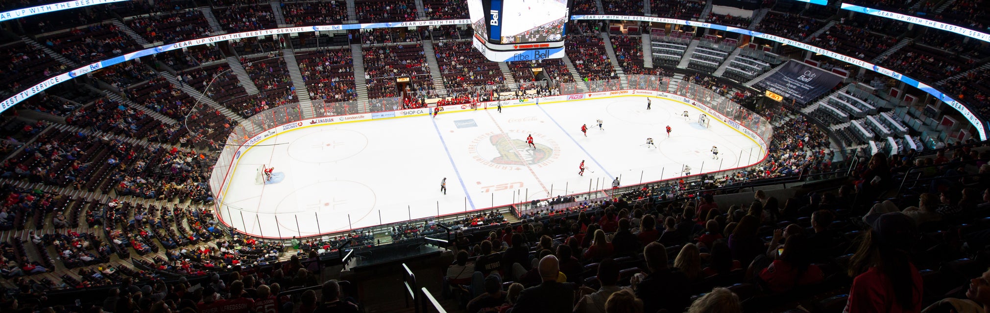 Seat view from Upper Level Centre