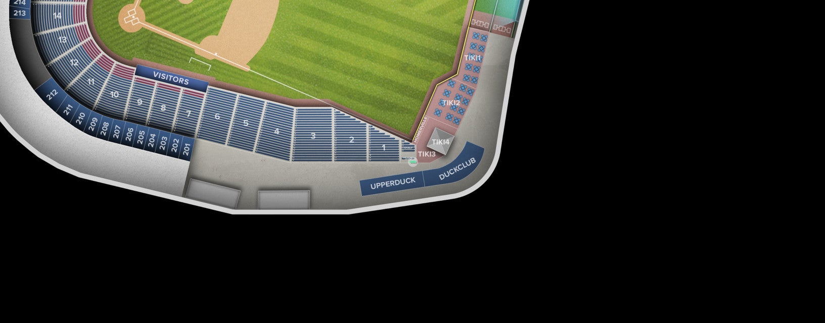 Seat view from General Admission