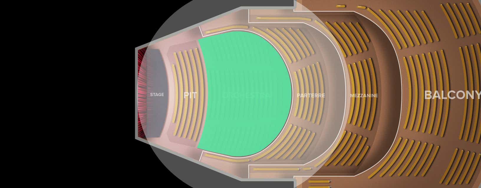 Seat view from Orchestra