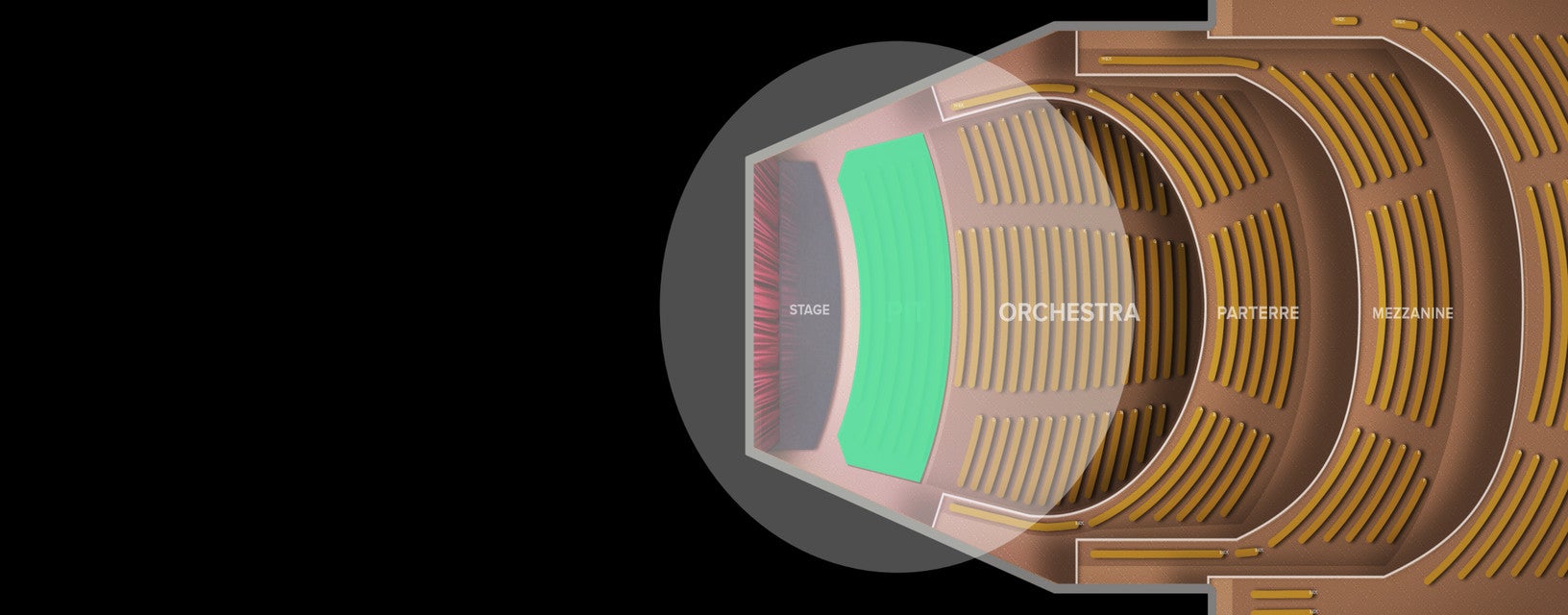Seat view from Pit